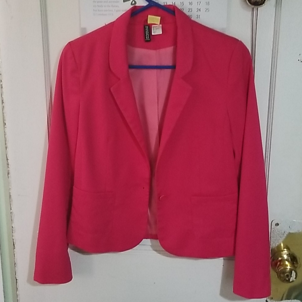 Hot pink blazer